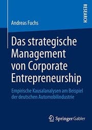 Tapa de Das strategische Management von Corporate Entrepreneurship