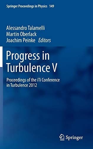 Tapa de Progress in Turbulence V