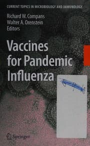 Tapa de Vaccines for Pandemic Influenza
