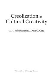 Tapa de Creolization as cultural creativity