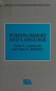 Tapa de Working Memory And Language