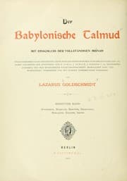 Tapa de Talmud Bavli