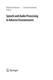 Tapa de Speech and Audio Processing in Adverse Environments