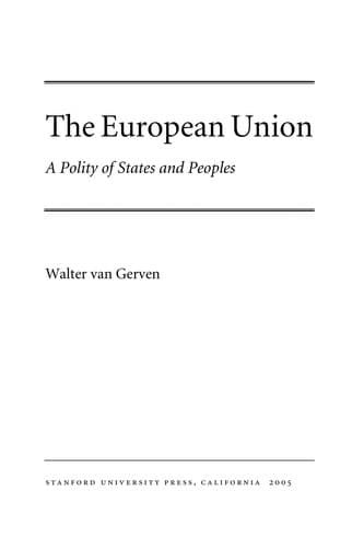 Tapa de The European Union