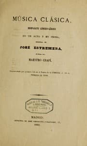 Tapa de Musica clasica