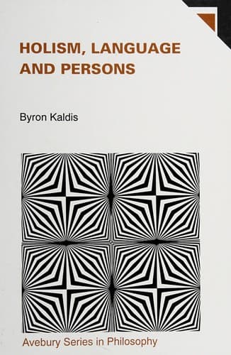 Tapa de Holism, language and persons