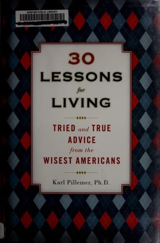 Tapa de 30 lessons for living