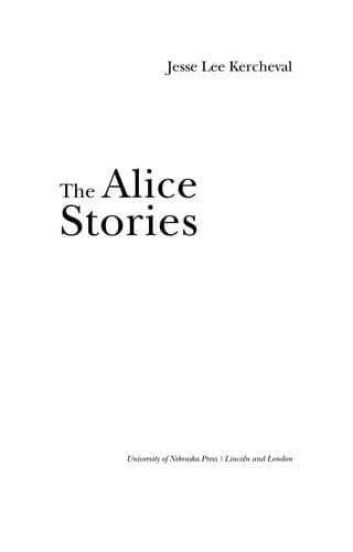Tapa de The Alice stories
