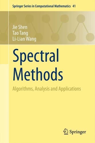 Tapa de Spectral methods