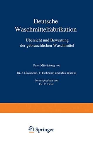 Tapa de Deutsche Waschmittelfabrikation