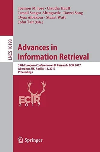 Tapa de Advances in Information Retrieval