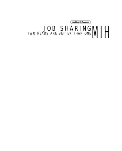 Tapa de Job sharing