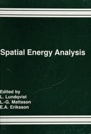 Tapa de Spatial energy analysis