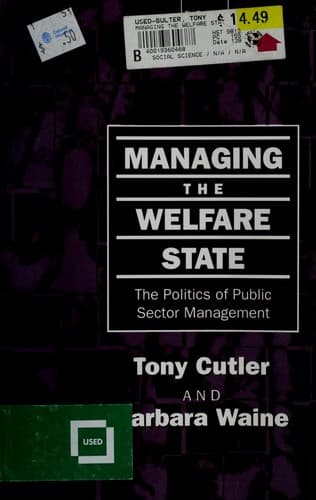 Tapa de Managing the welfare state