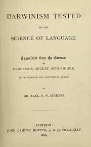 Tapa de Darwinism tested by the science of language