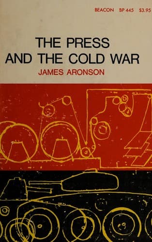 Tapa de The press and the cold war