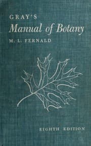 Tapa de Manual of botany