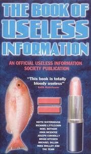 Tapa de The book of useless information