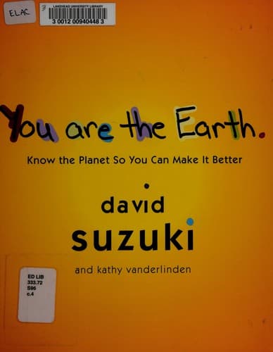Tapa de You are the earth