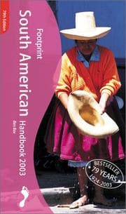Tapa de Footprint South American Handbook 2003