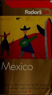 Tapa de Fodor's 04 Mexico
