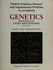 Tapa de Student solutions manual and supplemental problems to accompany Genetic