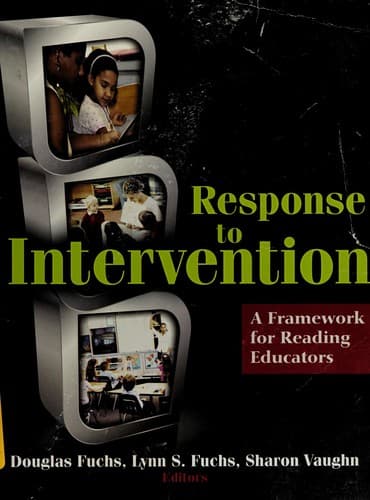 Tapa de Response to intervention