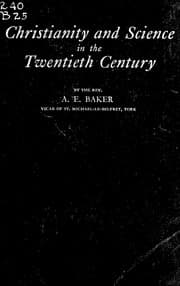 Tapa de Christianity and science in the twentieth century