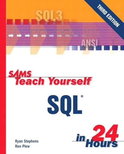 Tapa de Sams teach yourself SQL in 24 hours