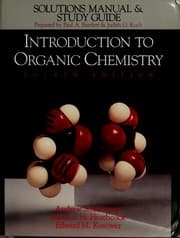 Tapa de Solutions Manual and Study Guide to Accompany Introduction to Organic Chemistry