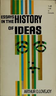 Tapa de Essays in the history of ideas