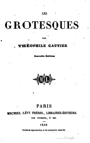 Tapa de Les grotesques