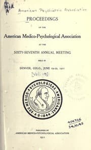 Tapa de Proceedings of the annual meeting