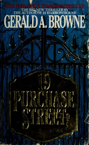Tapa de 19 Purchase Street