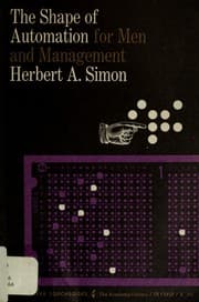 Tapa de The shape of automation for men and management