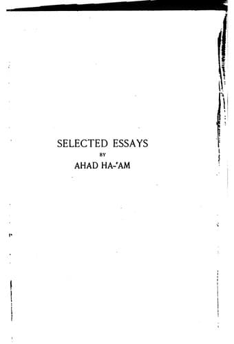Tapa de Selected Essays
