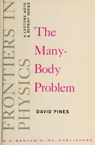 Tapa de The many-body problem