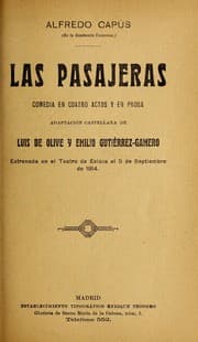 Tapa de Las pasajeras