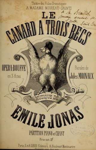 Tapa de Le canard a trois becs