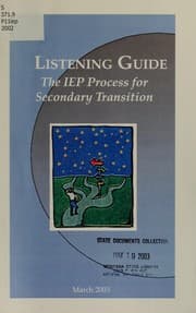 Tapa de The IEP process for secondary transition