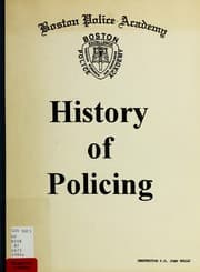 Tapa de History of policing