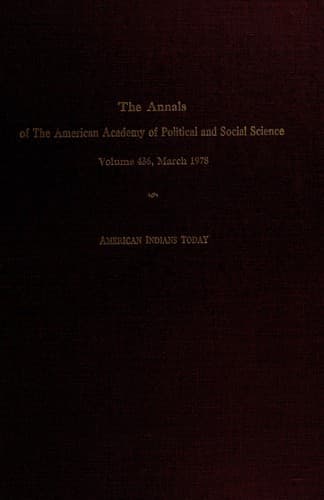 Tapa de American Indians today