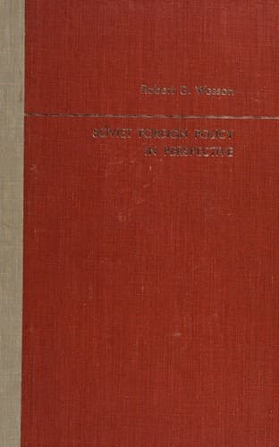 Tapa de Soviet foreign policy in perspective