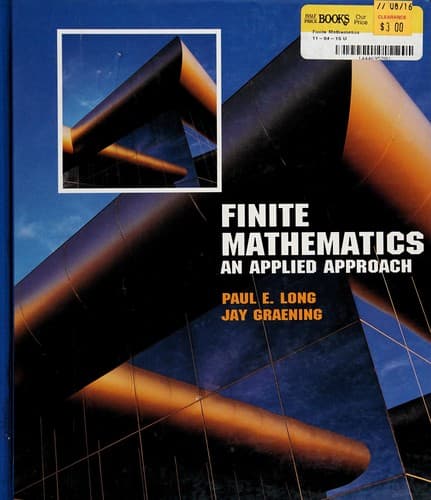 Tapa de Finite mathematics