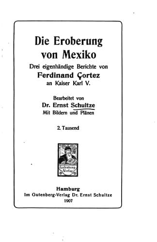 Tapa de Die eroberung von Mexiko
