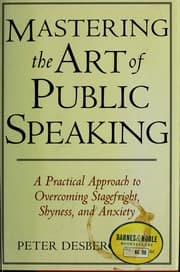Tapa de Mastering the art of public speaking
