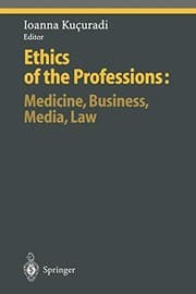 Tapa de Ethics of the Professions
