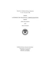 Tapa de A survey of financial liberalization