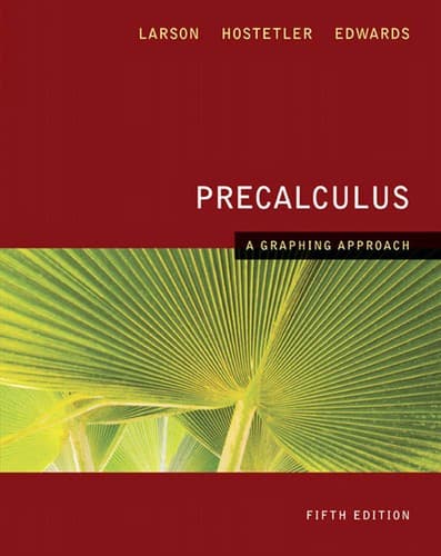 Tapa de Precalculus a Graphing Approach