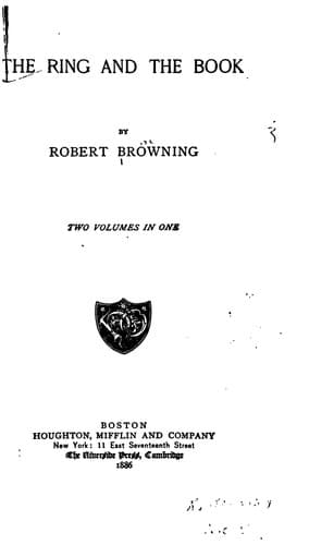 Tapa de The Ring and the Book